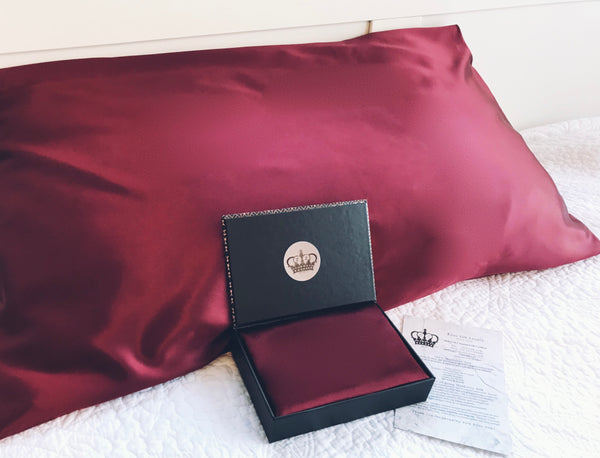 2 Pink Silk Pillowcase, 100% Mulberry Silk Pillowcase, 22 Momme Grade 6A  Silk, Standard Pillowcase, Envelope Closure, US Brand